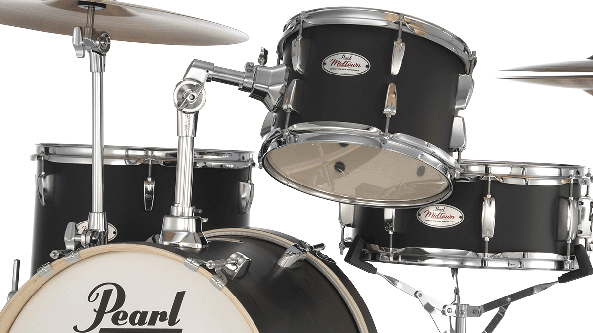 Pearl Kit Midtown Jazette 4 Futs - Matte Black - Batterie Acoustique Jazz - Variation 3