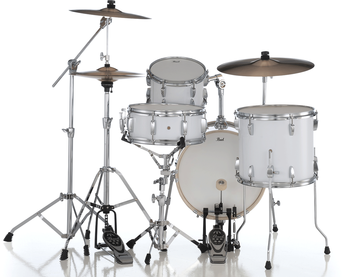 Pearl Kit Midtown Jazette 4 Futs - Pure White - Batterie Acoustique Jazz - Variation 3