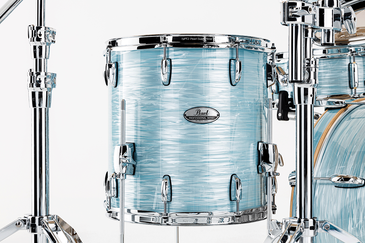 Pearl Pmx904xpc-414 Fusion 20 Pouces - 4 FÛts - Ice Blue Oyster - Batterie Acoustique Fusion - Variation 5