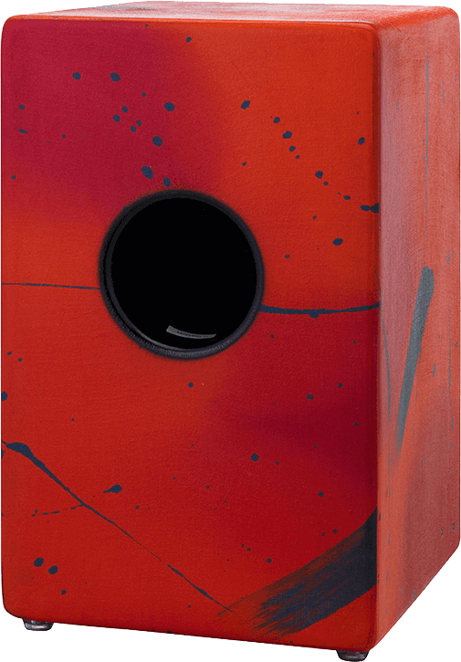 Pearl Primerao Abstract Red - Cajon - Variation 2