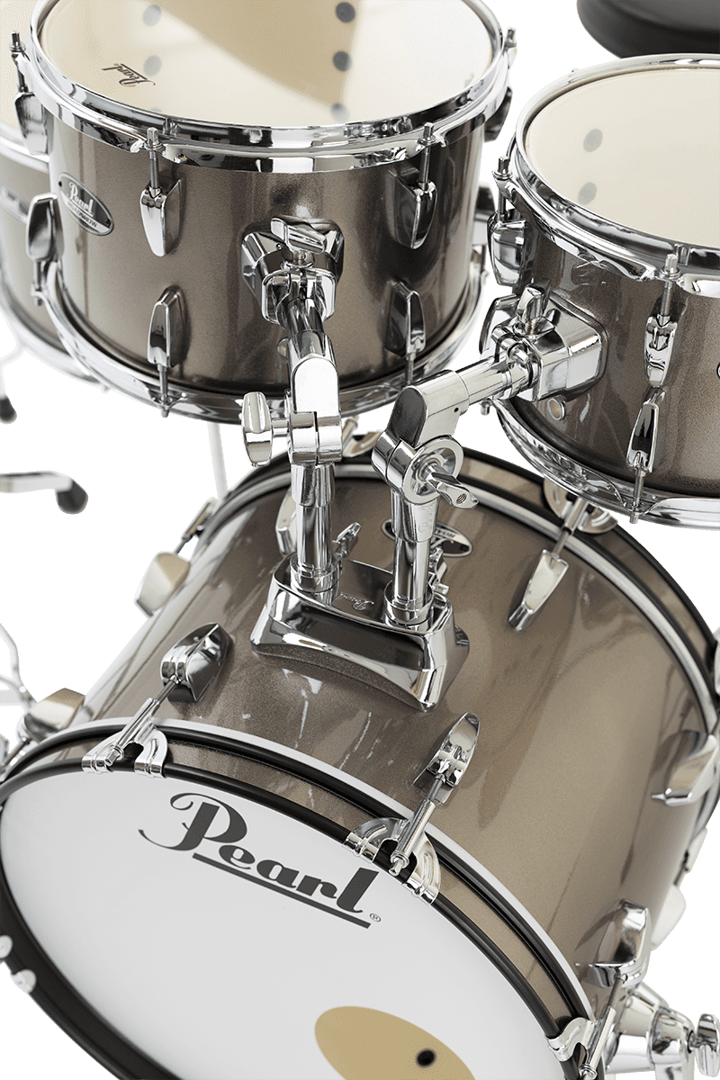 Pearl Roadshow 18 Bronze Metallic + Solar Sabian - 5 FÛts - Bronze Metallic - Batterie Acoustique Jazz - Variation 3