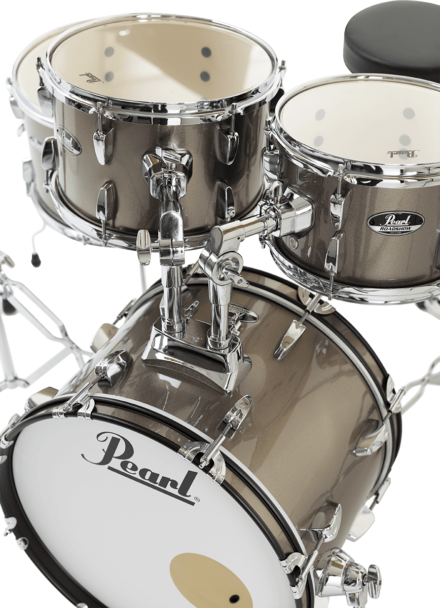 Pearl Roadshow Plus Junior 18'' + Pack Sabian Solar 3 Cy - 5 FÛts - Bronze Metallic - Batterie Acoustique Junior - Variation 3