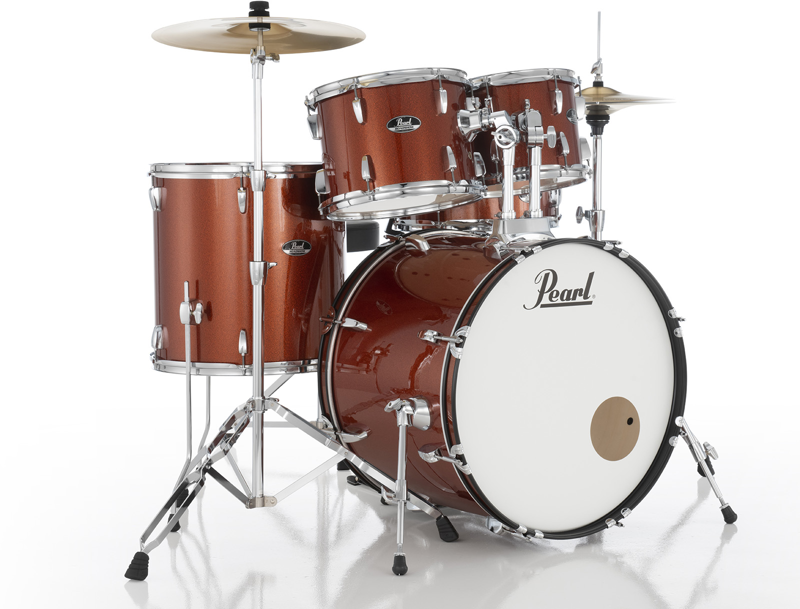 Pearl Roadshow Rock 22'' - 5 FÛts - Burnt Orange Sparkle - Batterie Acoustique Rock - Variation 2