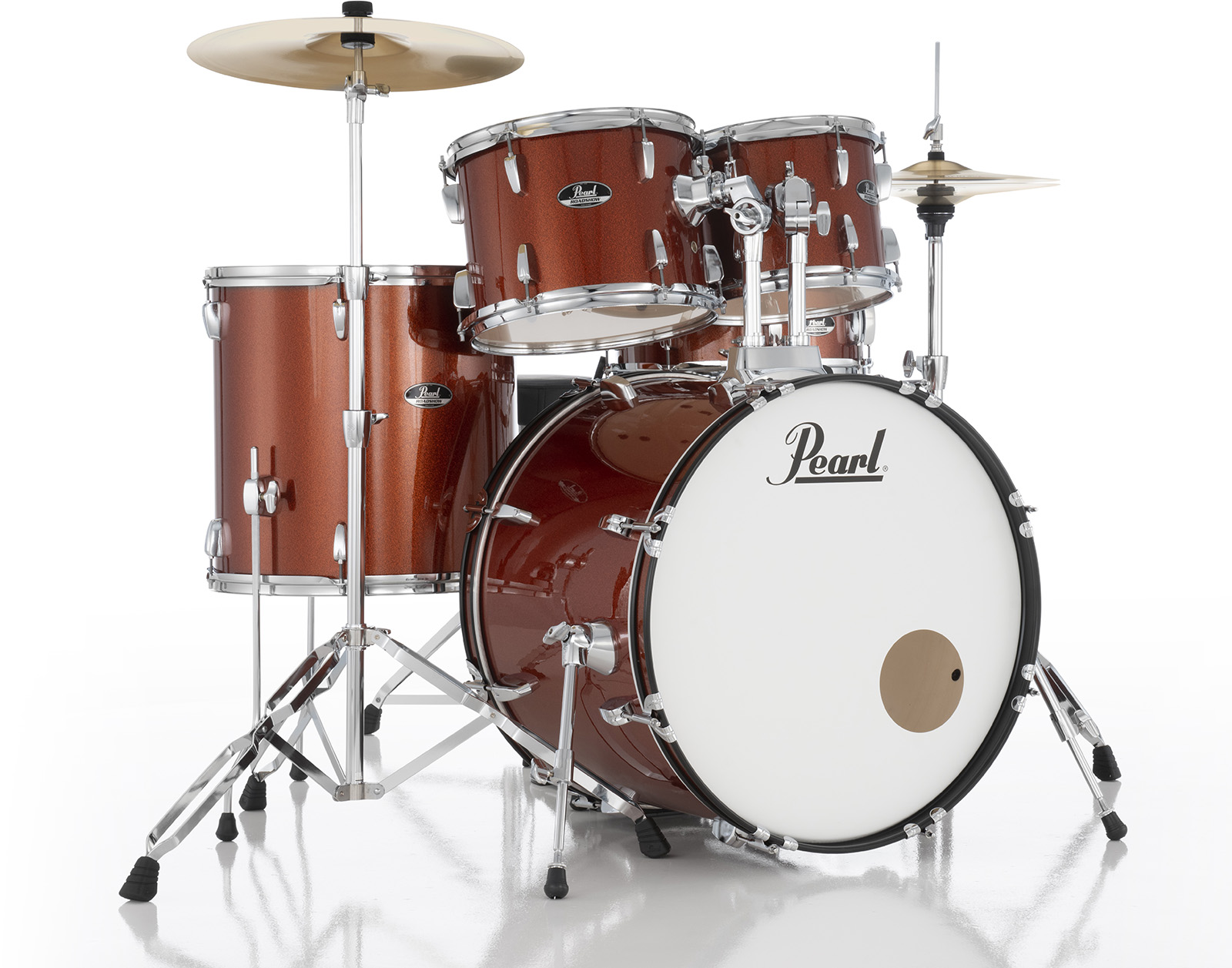 Pearl Roadshow Rock 22'' - 5 FÛts - Burnt Orange Sparkle - Batterie Acoustique Rock - Variation 1