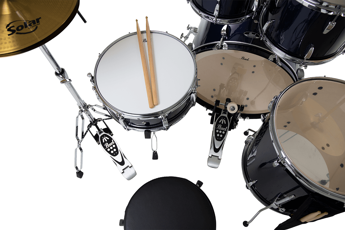 Pearl Roadshow Rock 22'' - 5 FÛts - Royal Blue Metallic - Batterie Acoustique Rock - Variation 3