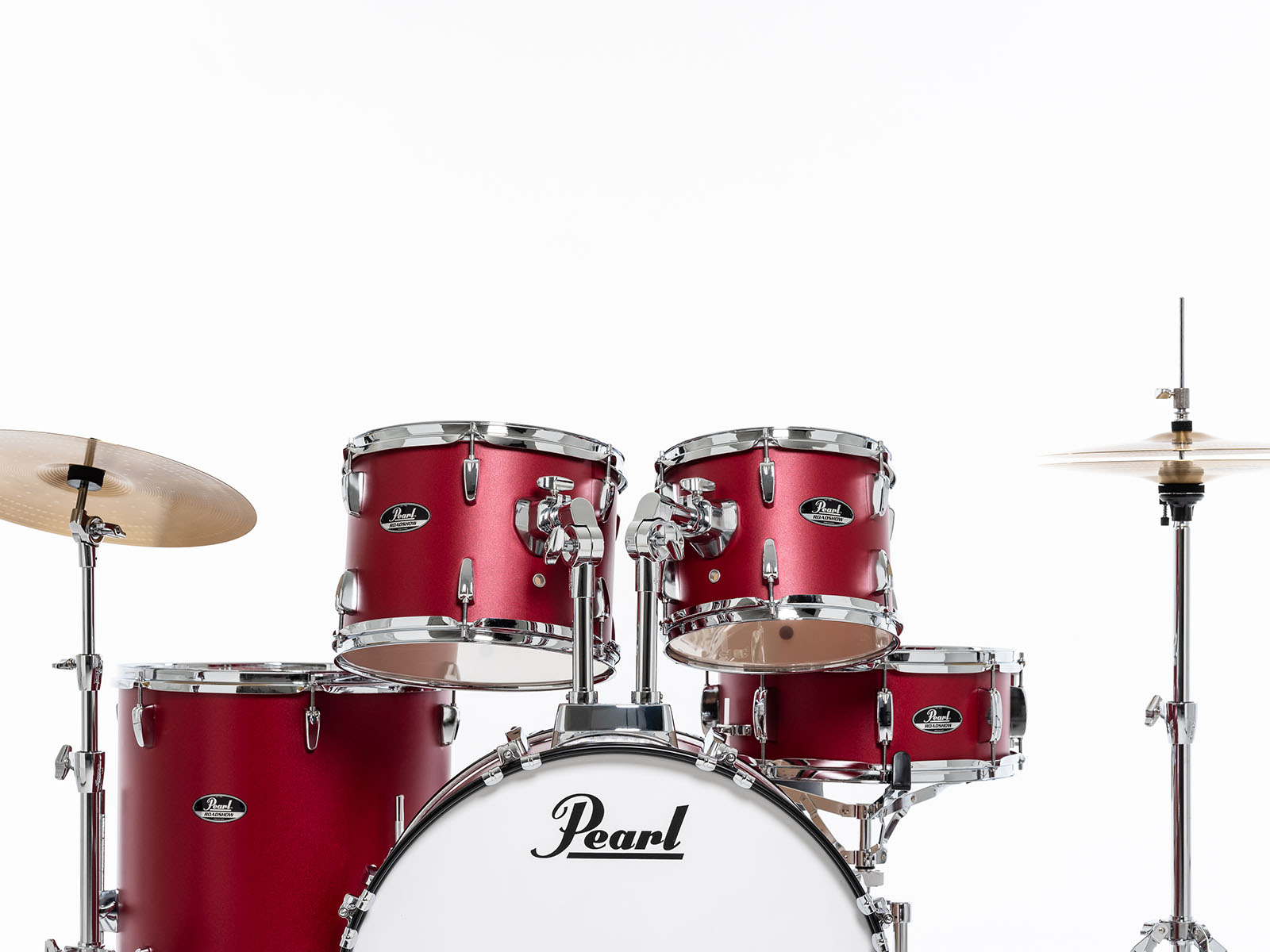 Pearl Roadshow Rock 22'' - 5 FÛts - Matte Red - Batterie Acoustique Rock - Variation 3