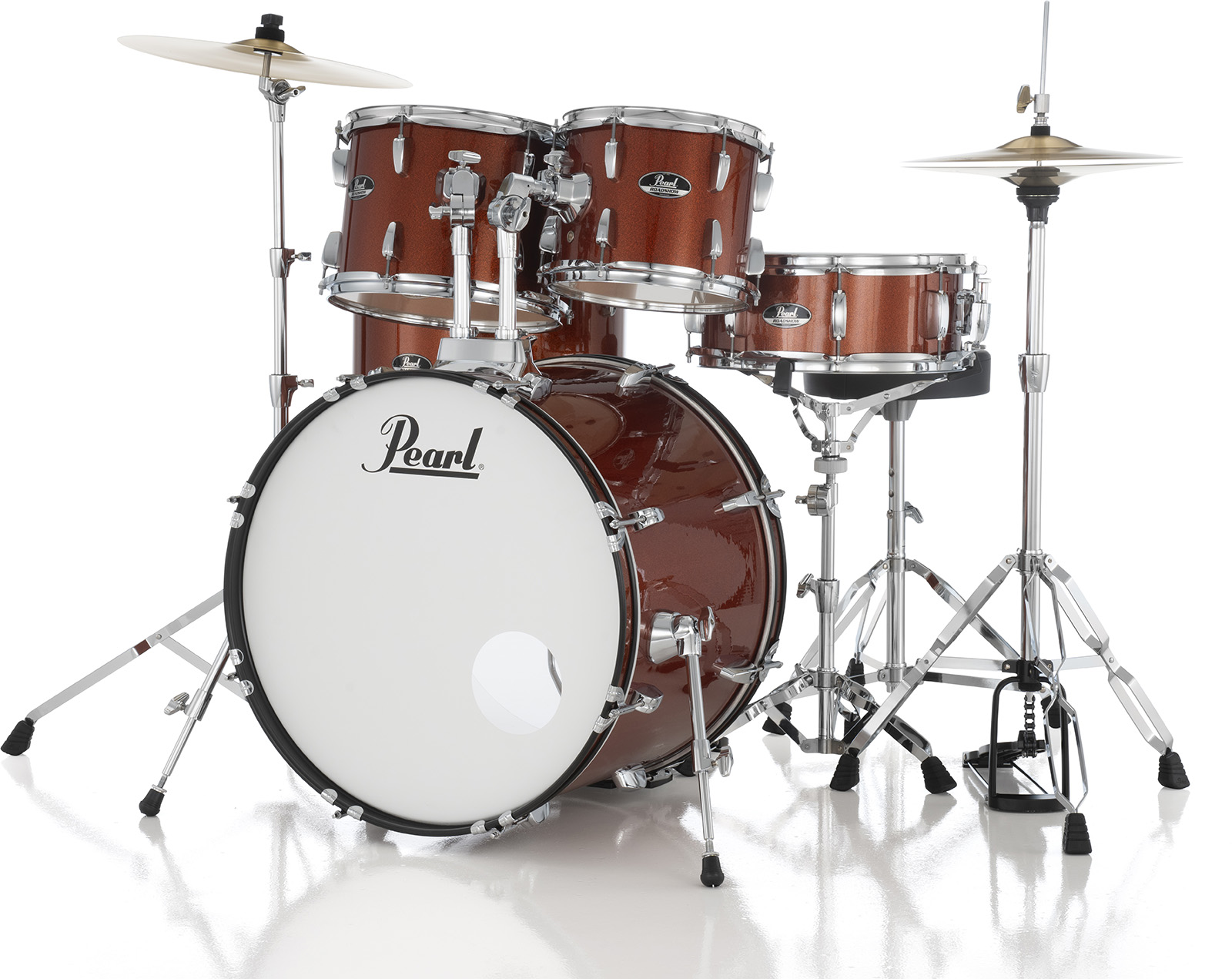 Pearl Roadshow Rock 22'' - 5 FÛts - Burnt Orange Sparkle - Batterie Acoustique Rock - Variation 5