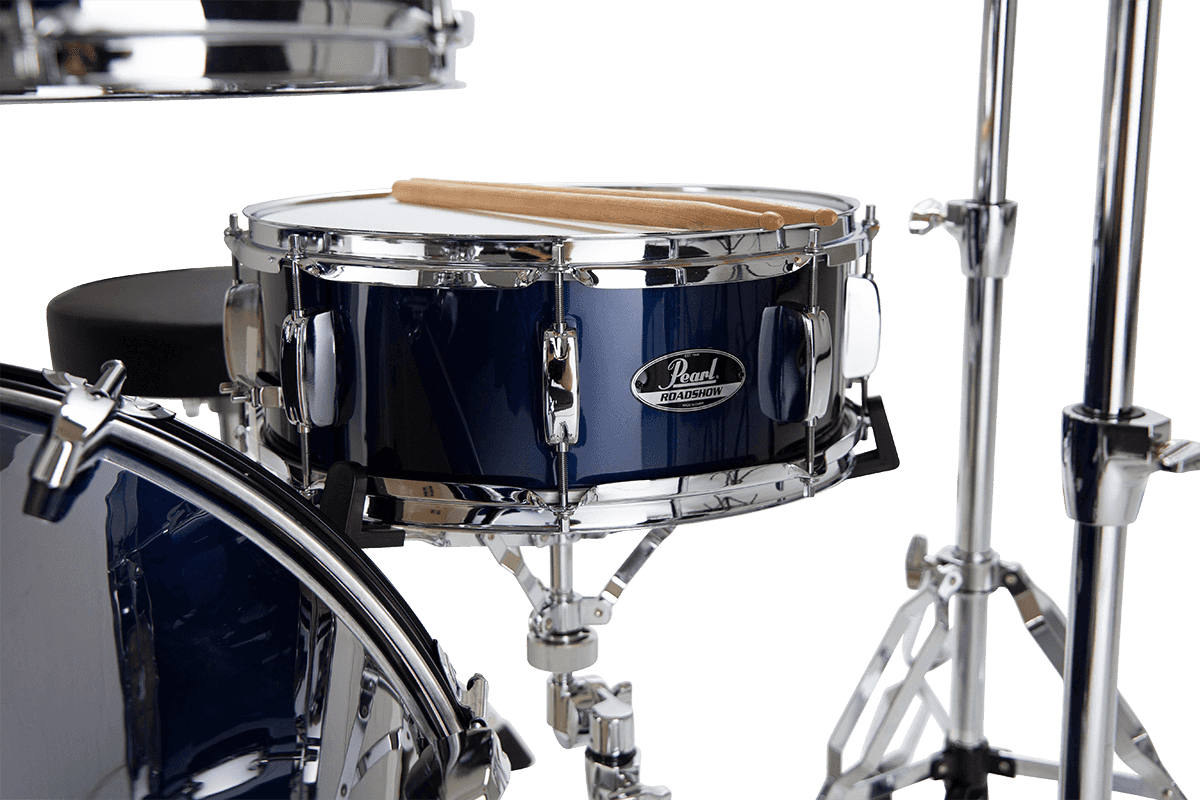 Pearl Roadshow Rock + B-50 + Pack Sabian Solar - Royal Blue Metallic - Batterie Acoustique Rock - Variation 2