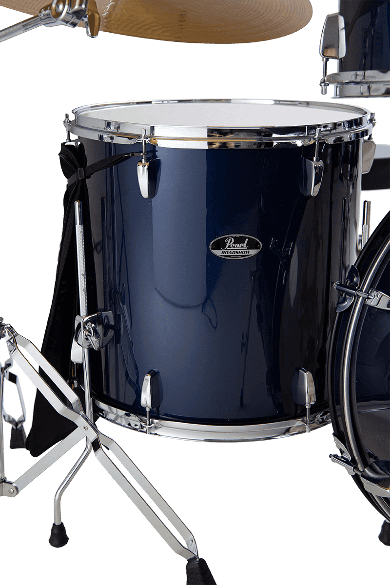 Pearl Roadshow Rock + B-50 + Pack Sabian Solar - Royal Blue Metallic - Batterie Acoustique Rock - Variation 4