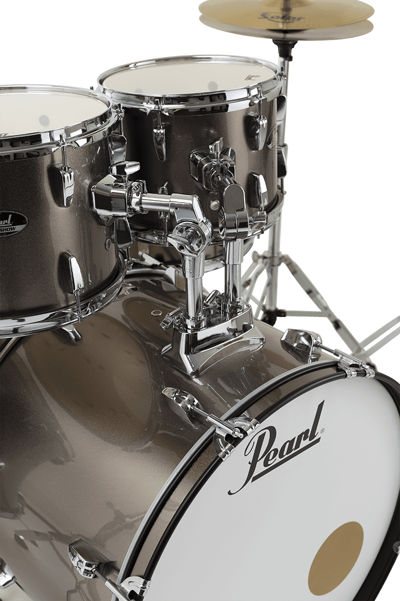 Pearl Roadshow Stage 22 + B-50 + Ride 20 Solar Bronze Metallic - Bronze Metallic - Batterie Acoustique Rock - Variation 1