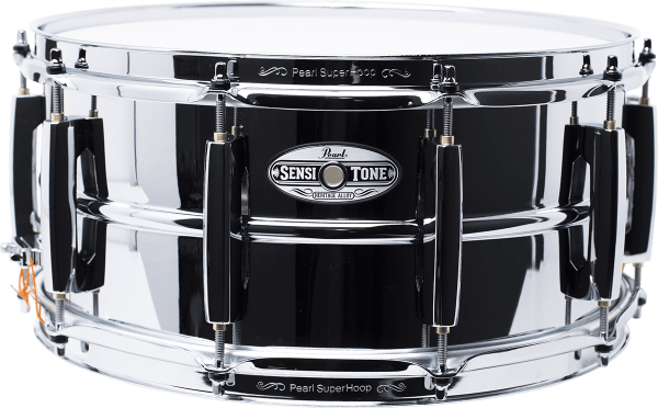 14' X 65' Sensitone Acier - chrome Snare drums Pearl