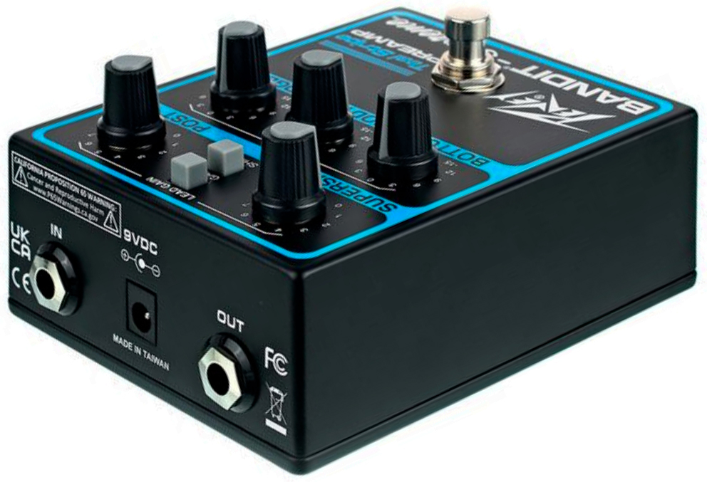 Peavey Bandit Supreme Teal Stripe Preamp Legacy - PÉdale Overdrive / Distortion / Fuzz - Variation 2