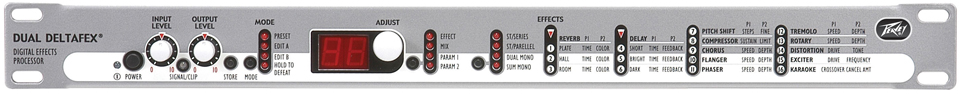 Peavey Dual Deltafex - Processeur D'effets - Variation 1