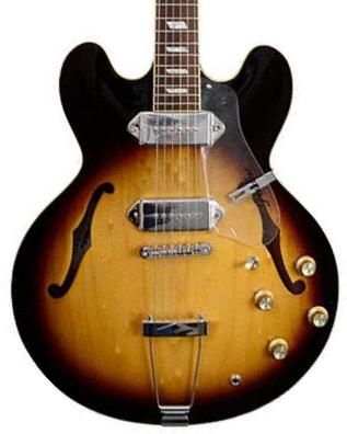 Guitare électrique 1/2 caisse Peerless Songbird Thinline - Antique sunburst