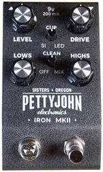 Pédale overdrive / distortion / fuzz Pettyjohn electronics Iron MKII Overdrive