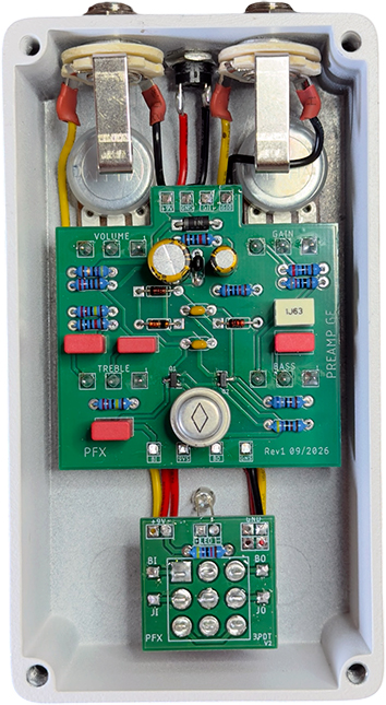 Pfx Circuits Preamp Ge Germanium - PÉdale Overdrive / Distortion / Fuzz - Variation 3