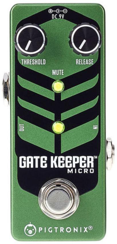 Pédale compression / sustain / noise gate Pigtronix Gate keeper Micro