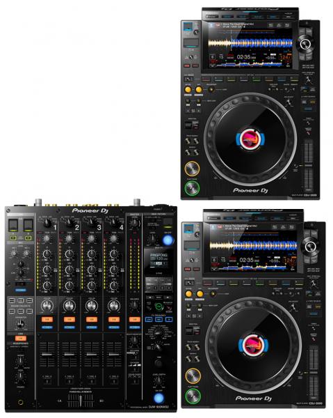 Set dj complet Pioneer dj 2 x CDJ3000 +  x DJM 900 Nxs2