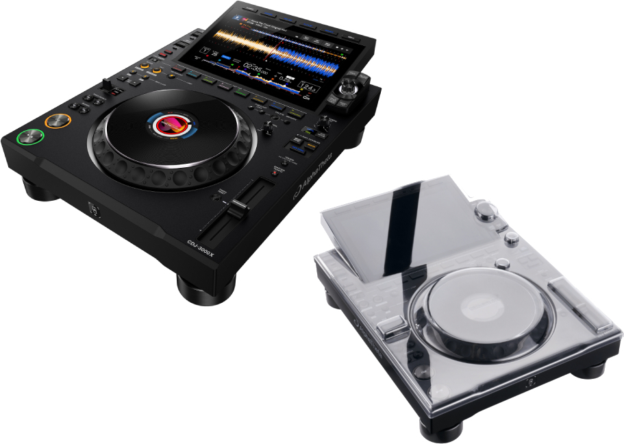 Pioneer Dj Alphatheta Cdj-3000x + Decksaver - Pack Dj Avec Housse/flight/decksaver - Main picture