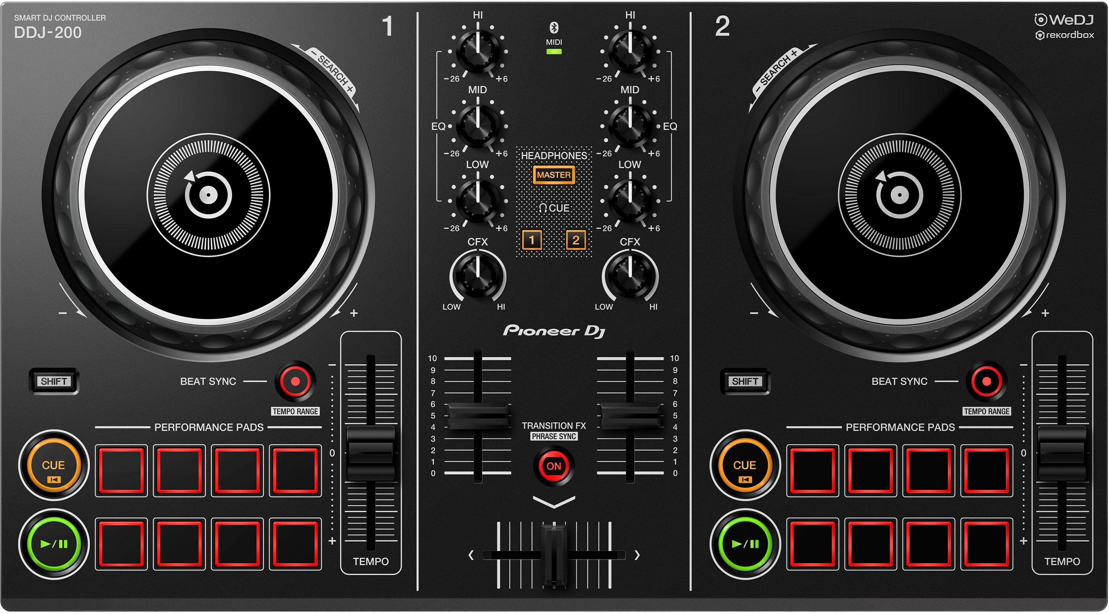 Contrôleur DJ Serato Rekordbox 2 voies scratch DDJ-REV5 Pioneer DJ