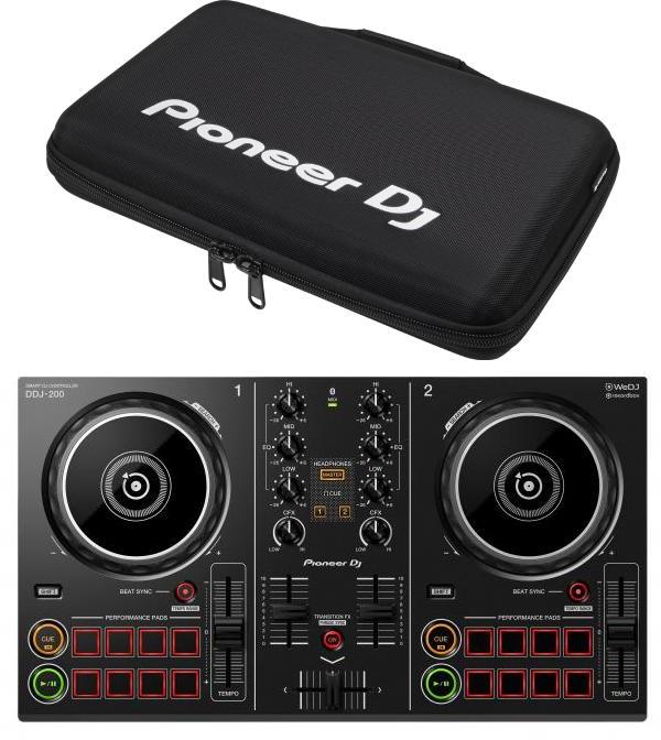 Pack dj avec housse/flight/decksaver Pioneer dj DDJ-200 + DJC-200 BAG