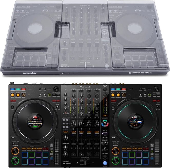 Pioneer Dj Ddj-flx10  + Decksaver - Pack Dj Avec Housse/flight/decksaver - Main picture