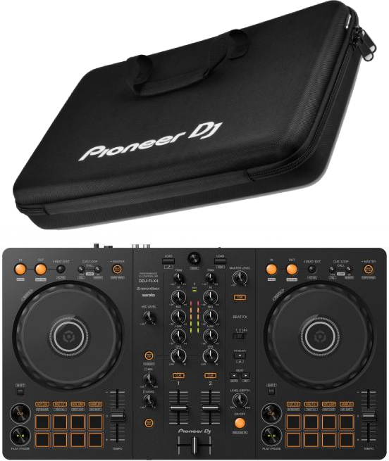 Pioneer Dj Ddj-flx4  + Djc-b - Pack Dj Avec Housse/flight/decksaver - Main picture