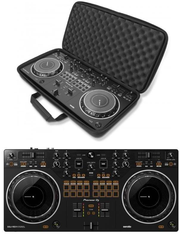 Pack dj avec housse/flight/decksaver Pioneer dj DDJ-REV1 + Pioneer DJ DJC-REV1