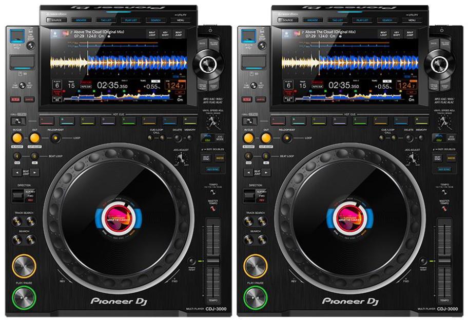 Set dj complet Pioneer dj La paire de CDj 3000