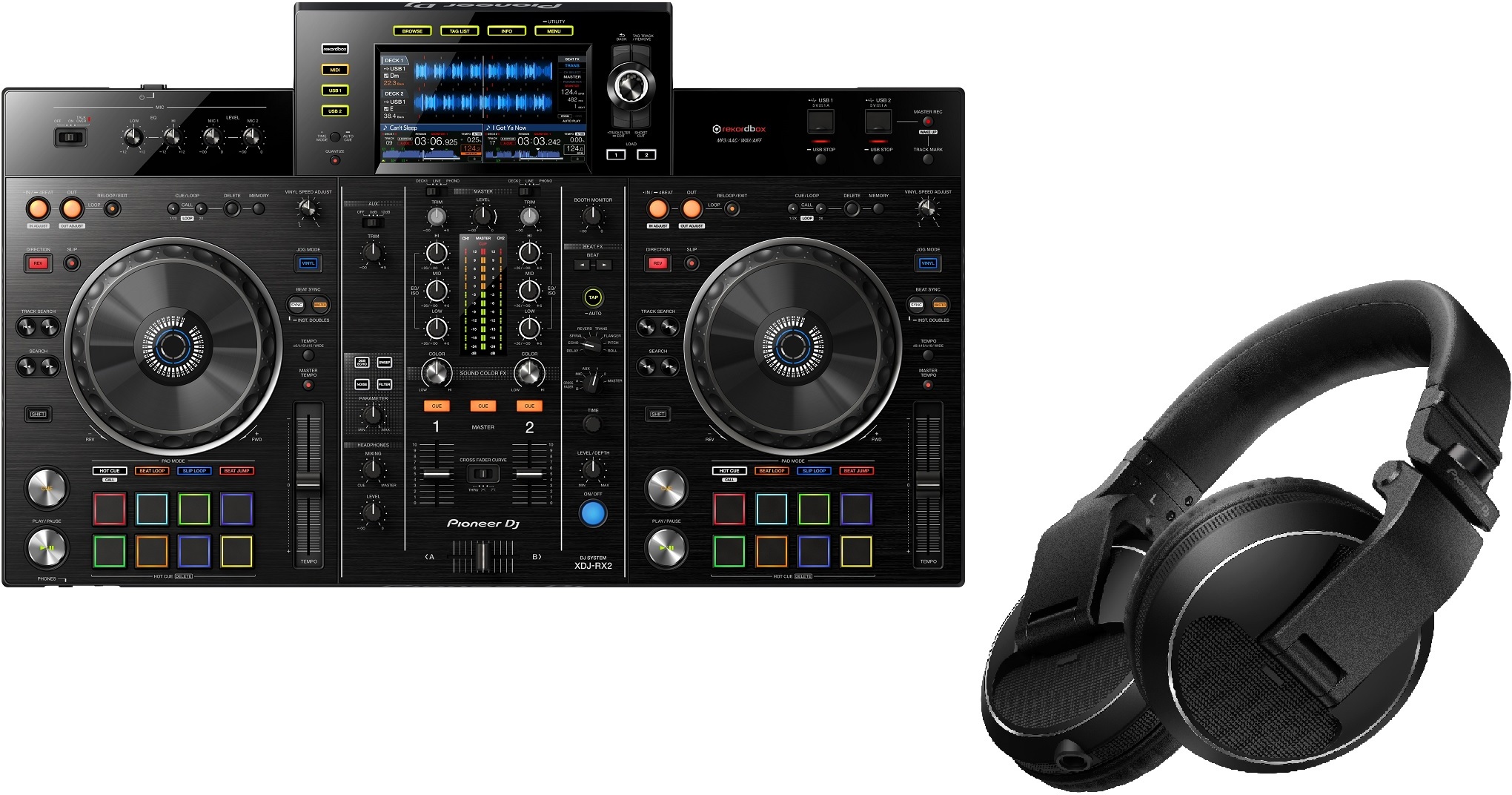 Pioneer Dj Xdj Rx2 + Hdj-x5-k Black - Autre Pack Dj - Main picture