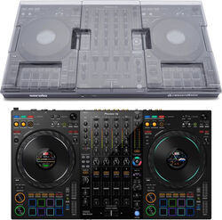 Pack dj avec housse/flight/decksaver Pioneer dj DDJ-FLX10  + Decksaver