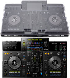 Pack dj avec housse/flight/decksaver Pioneer dj XDJ-RR + Decksaver  XDJ-RR cover