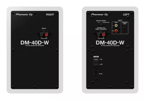 Enceinte monitoring active Pioneer dj DM-40D-W