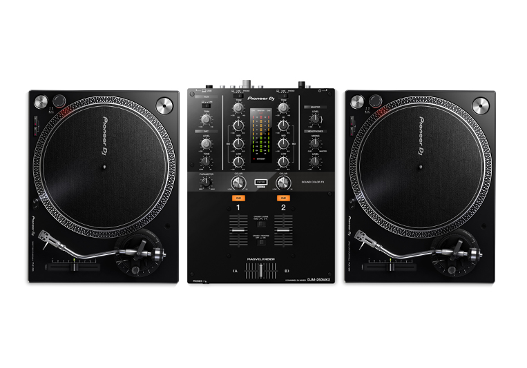 Pioneer Dj 2 X Plx-500-k + Djm-250mk2 - Set Dj Complet - Variation 1