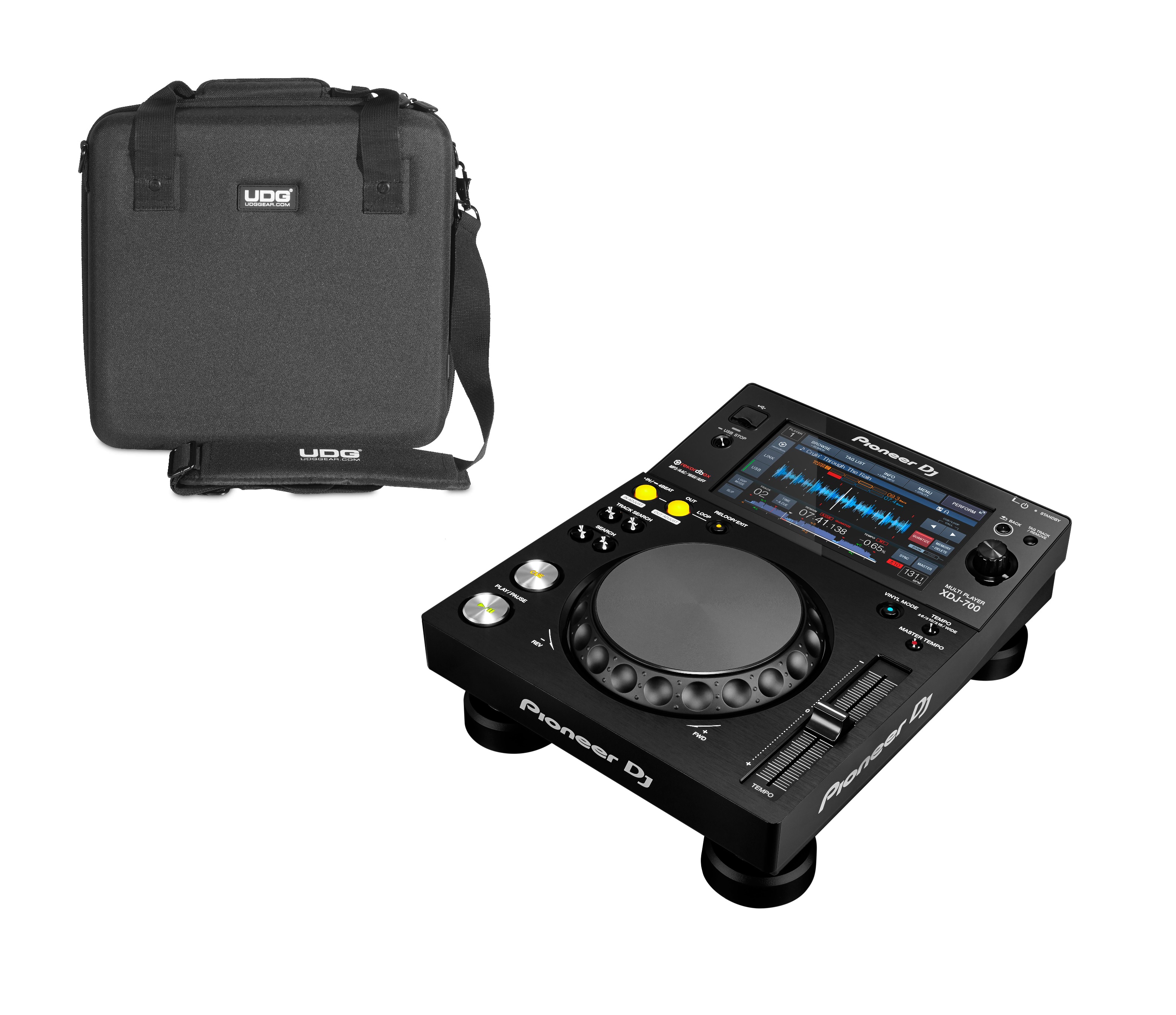 Pioneer Dj Xdj-700 + Housse Udg - Pack Dj Avec Housse/flight/decksaver - Variation 1