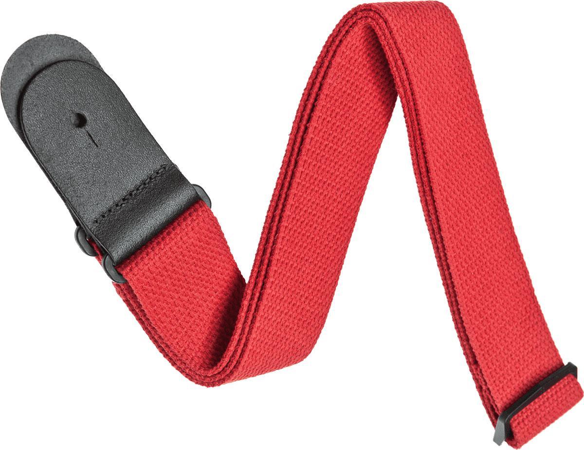 Sangle courroie Planet waves 50CT05 Woven Cotton Guitar Strap - Red
