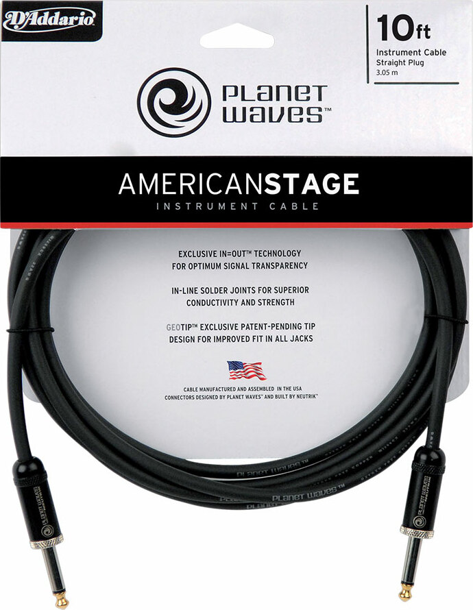 Planet Waves American Stage Jack-jack - 3m (10') - CÂble - Main picture