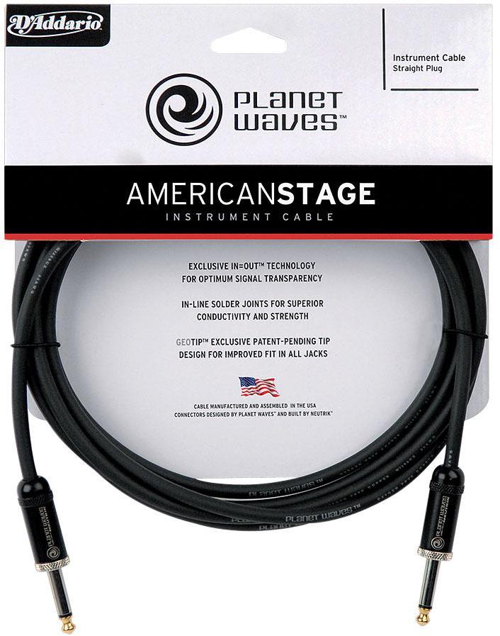 Câble Planet waves American Stage Jack-Jack - 6m (20')