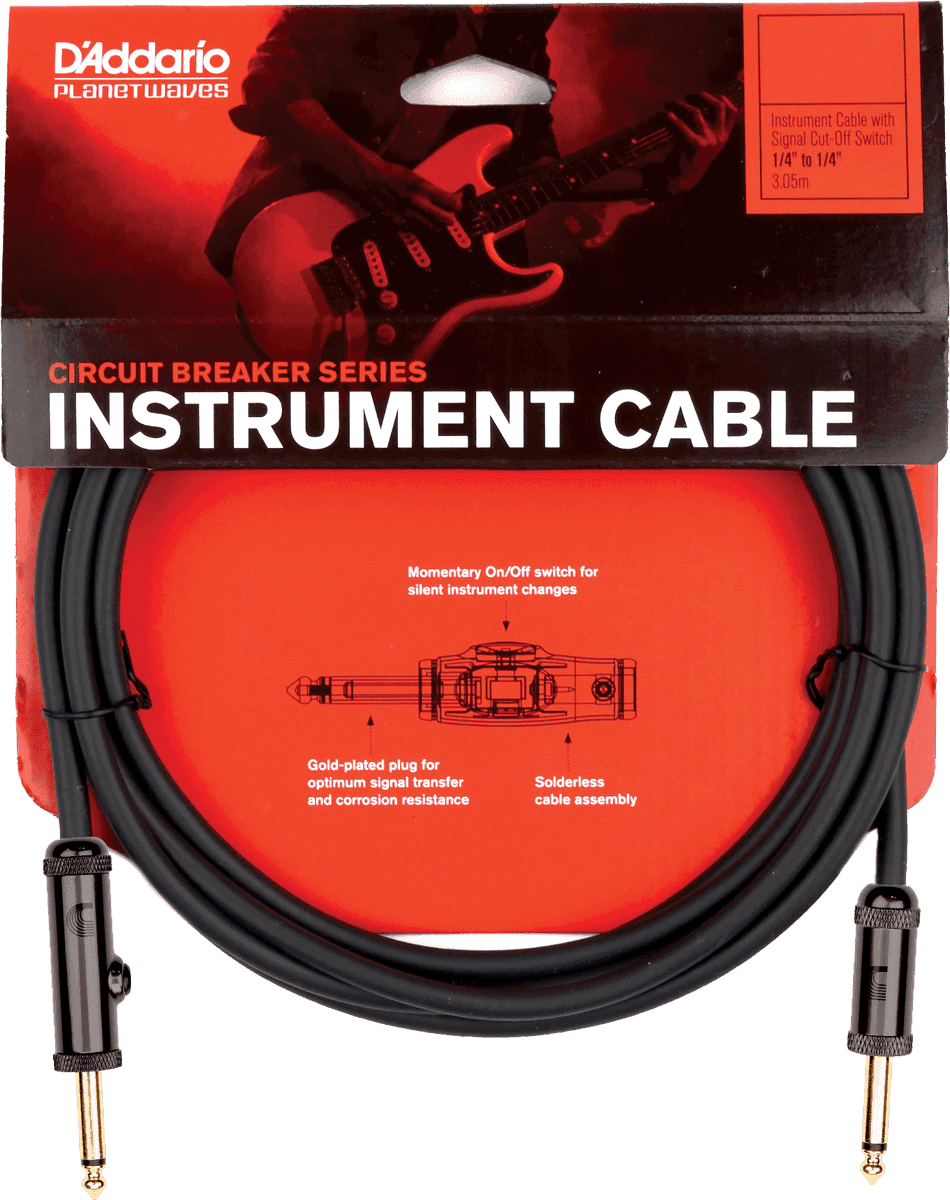 Planet Waves Instrument Ag10 Circuit Breaker Interrupteur Droit 3m - CÂble - Main picture