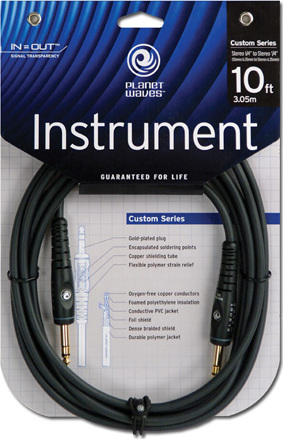Planet Waves Instrument Gs10 Custom Gold Stereo Droit 3m - CÂble - Main picture