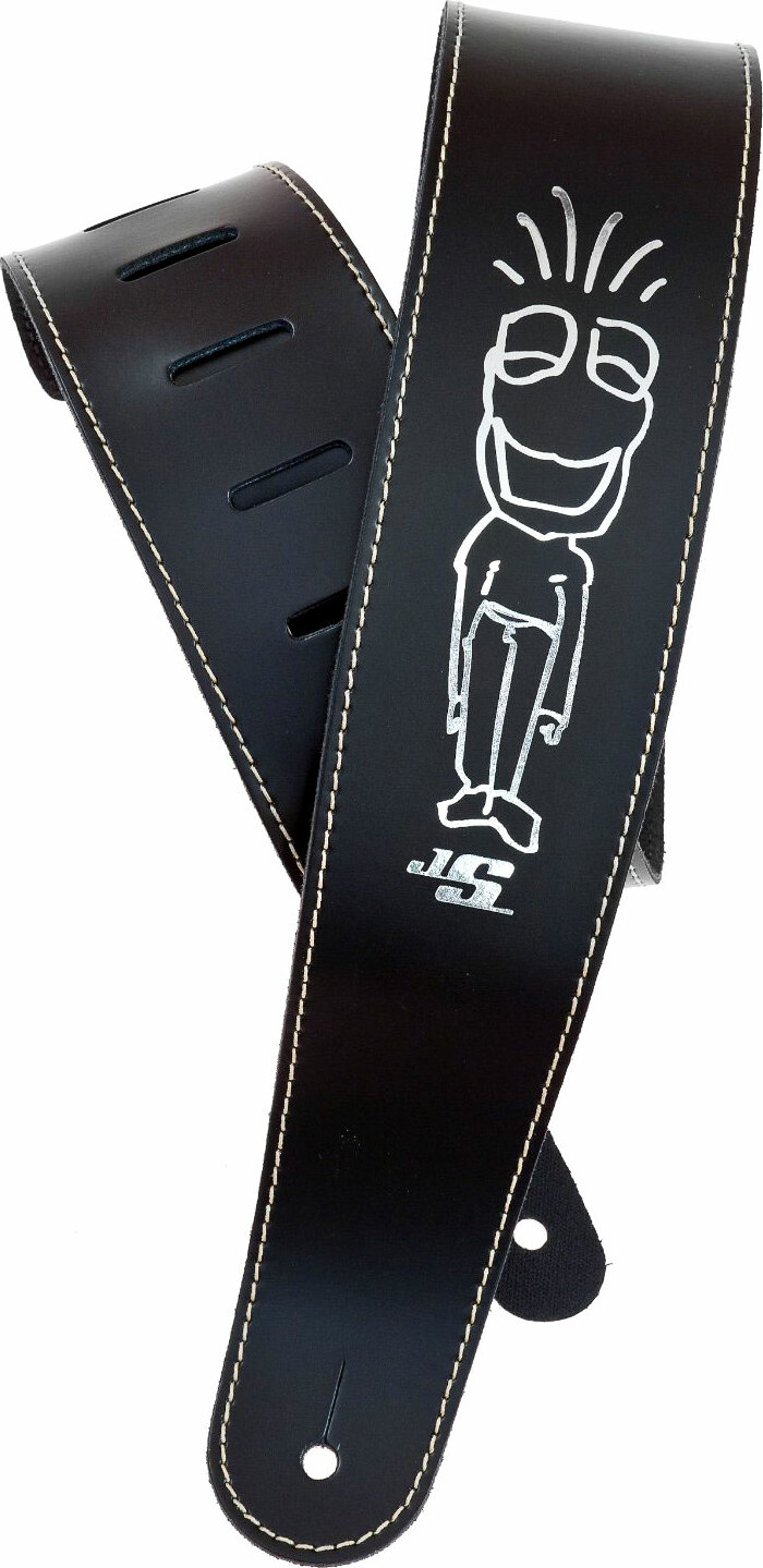 Planet Waves Joe Satriani Cuir Leather Frog Man - Sangle Courroie - Main picture