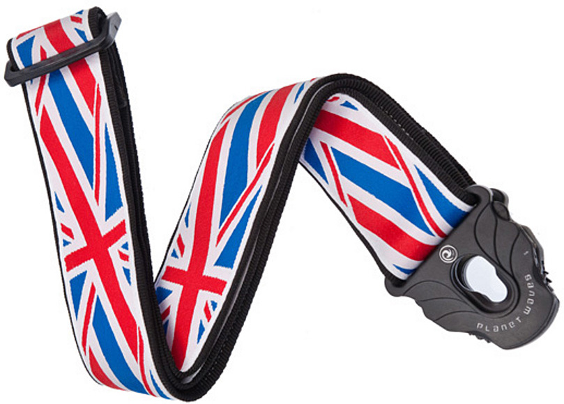 Planet Waves Lock Guitar Strap Union Jack - Sangle Courroie - Main picture