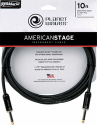 Câble Planet waves American Stage Jack-Jack - 3m (10')