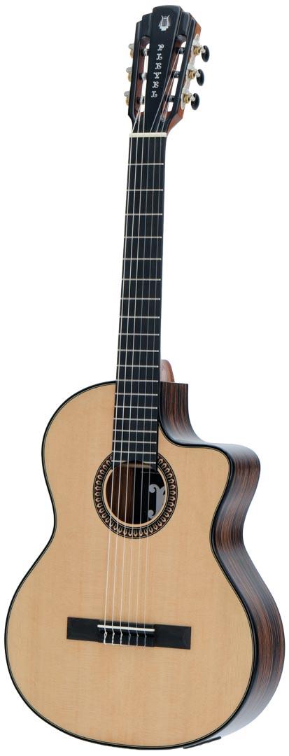 Pleyel Audio P800ce Expression Electro Epicea Ebene Br - Natural - Guitare Classique Format 4/4 - Variation 1