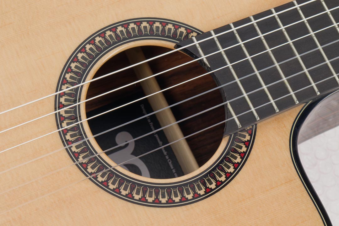Pleyel Audio P800ce Expression Electro Epicea Ebene Br - Natural - Guitare Classique Format 4/4 - Variation 3
