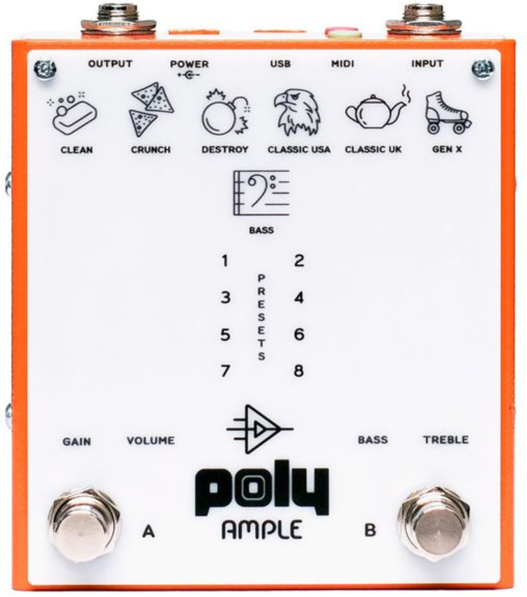 Poly Effects Ample Amp & Cab Sim - Simulation ModÉlisation Ampli Guitare - Main picture
