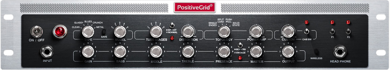 Positive Grid Bias Rack Amplifier - Ampli Guitare Électrique TÊte / PÉdale - Main picture