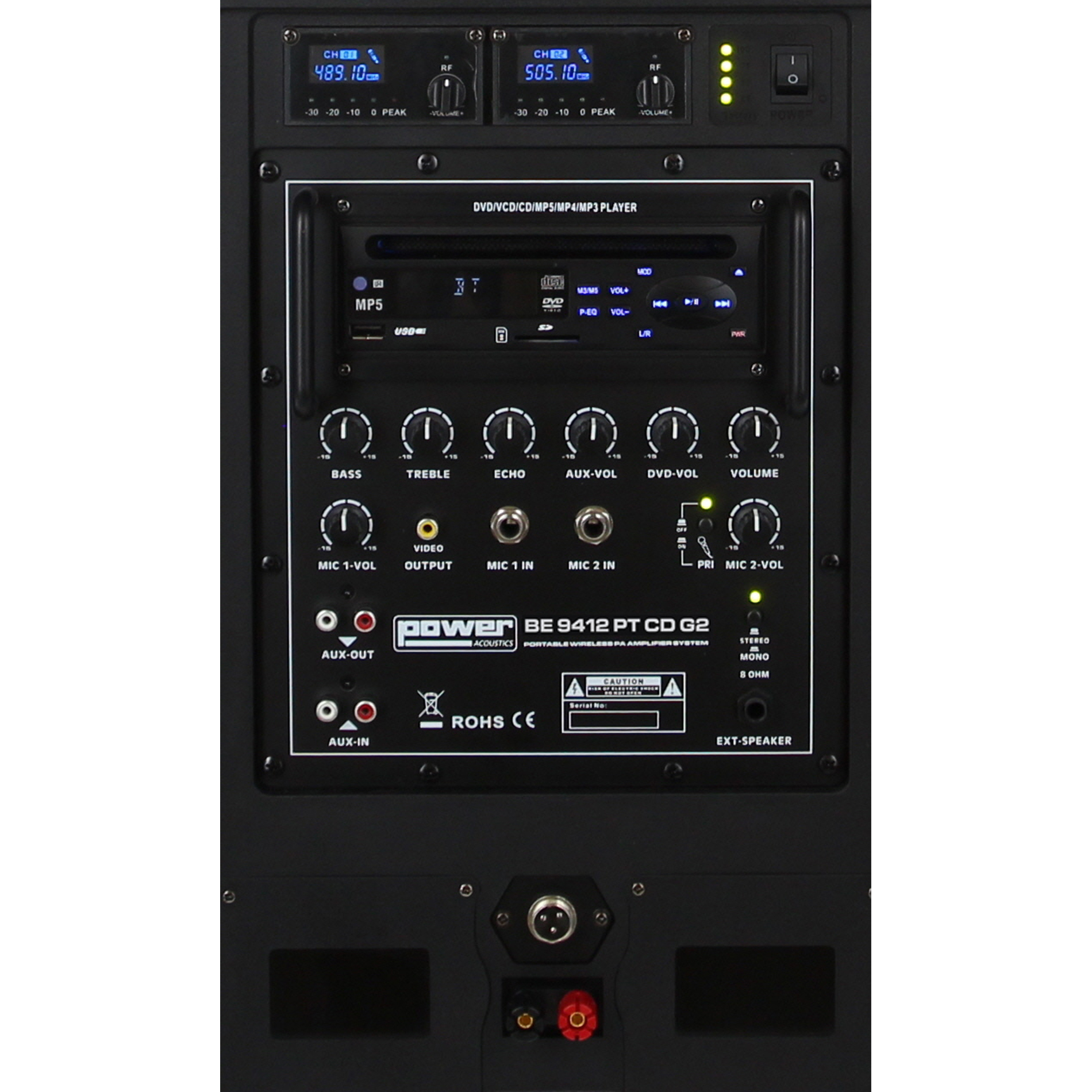 Power Acoustics Be 9412 Pt Cd G2 - Sono Portable - Variation 2