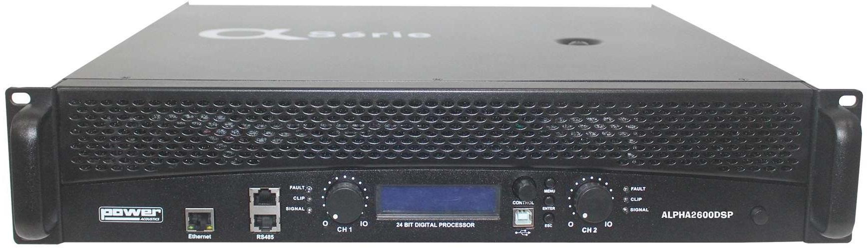 Ampli puissance sono stéréo Power acoustics Alpha 2600 DSP