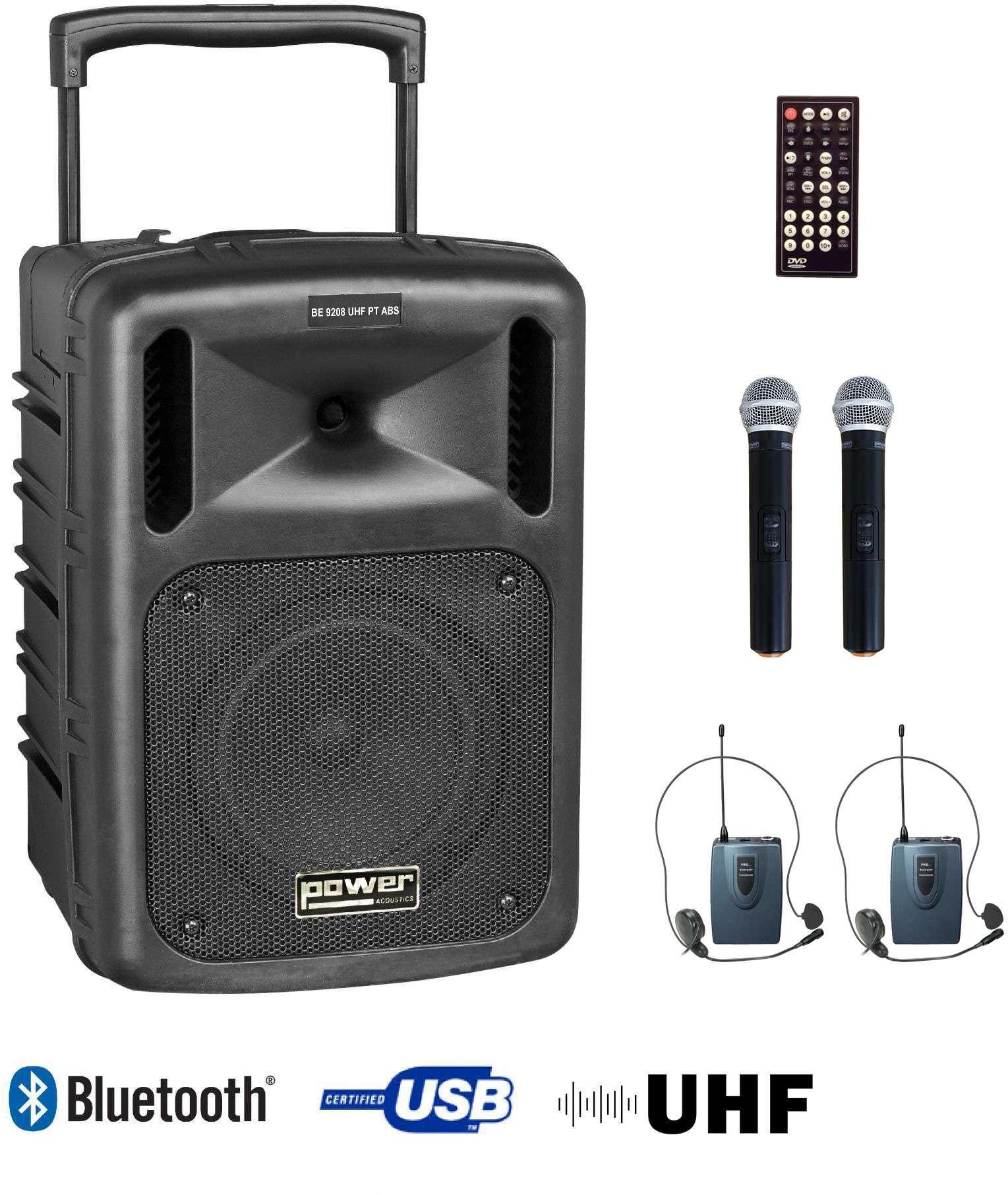 Sono portable Power acoustics Be 9208 Uhf Pt Abs